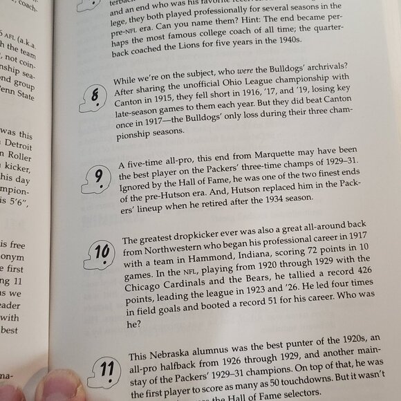 Pro Football Trivia More Than 950 NFL Questions by Bob Gill Softcover Book.... - Picture 13 of 16